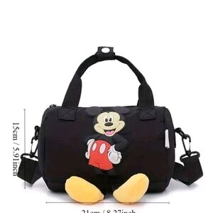 Black Mickey Mouse Duffel Bag